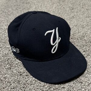 New Era Black Cap with White Embroidery